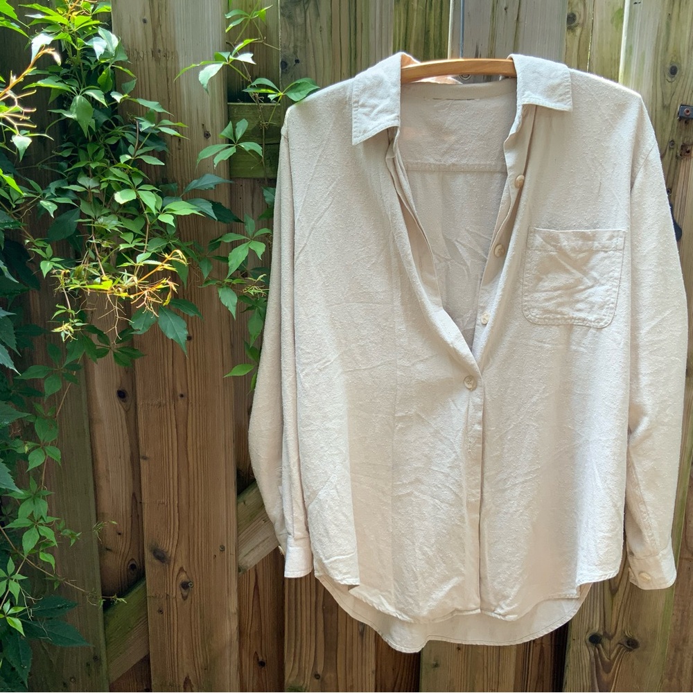 Beautiful raw silk shirt